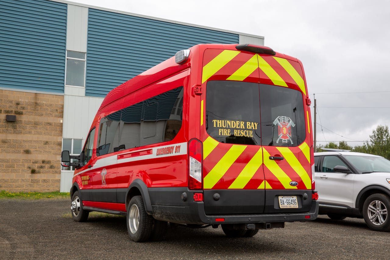 default-689 A fire rescue van.